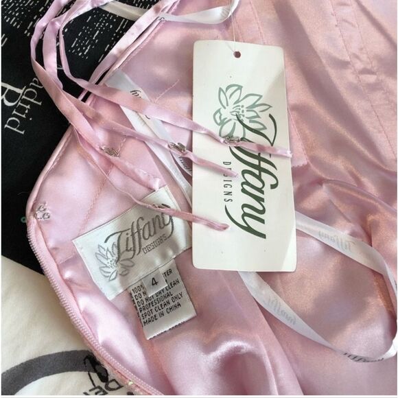 Pink Sequin Gown Size 4 NWT - Picture 11 of 11